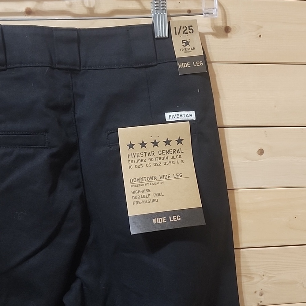 Fivestar General Pants Size 1 NWT Downtown Wideleg - Picture 3 of 5